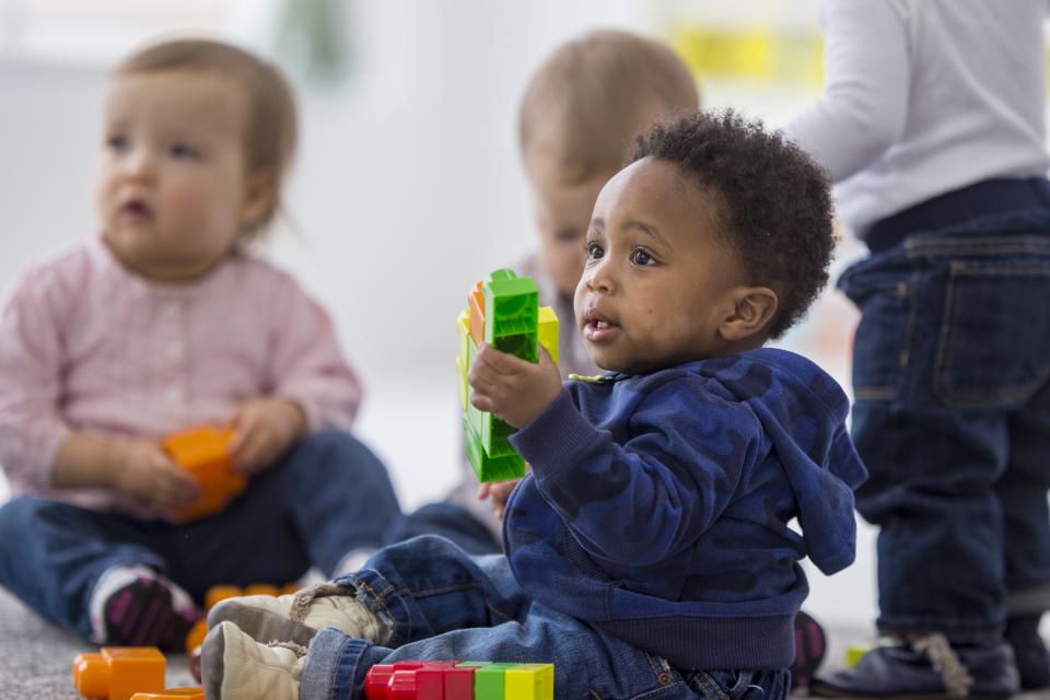 Babies learning